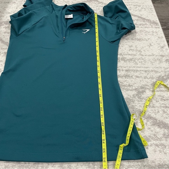 Gymshark Teal Regulate 1/4 Zip Pullover - Picture 10 of 10